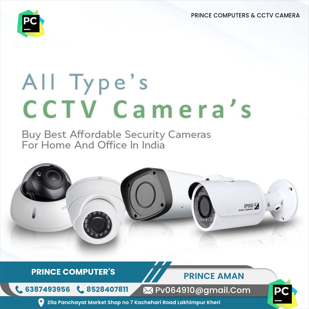 Range of dome and bullet CCTV cameras